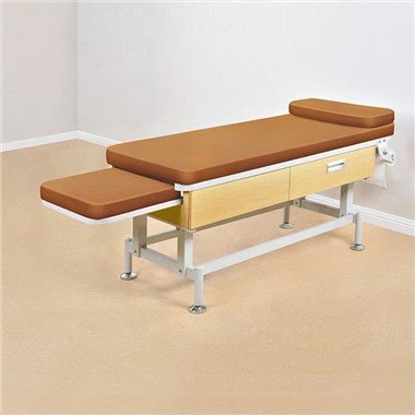 Cama de examen con almacenamiento